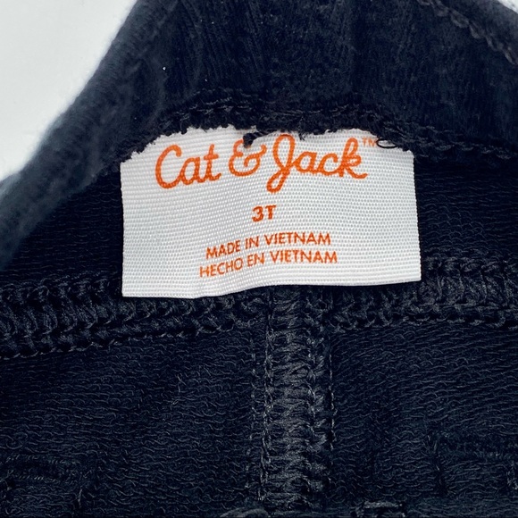 NWOT Cat & Jack Black Gold Stripe Leggings, 3T - Picture 8 of 11